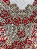 Ghazal Red Mukhawar – Italian Silk