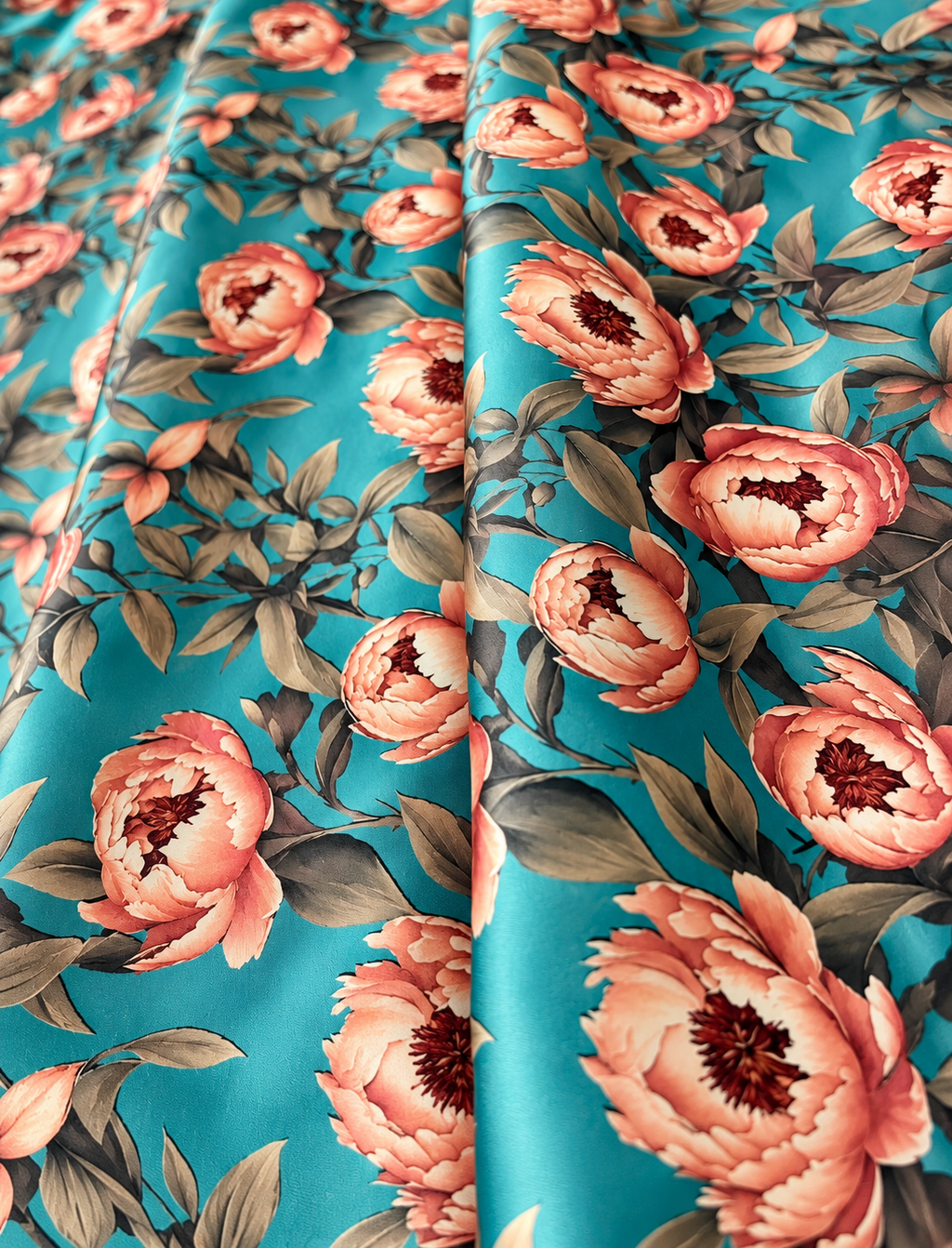Ghazal Turquoise Mukhawar – Italian Silk