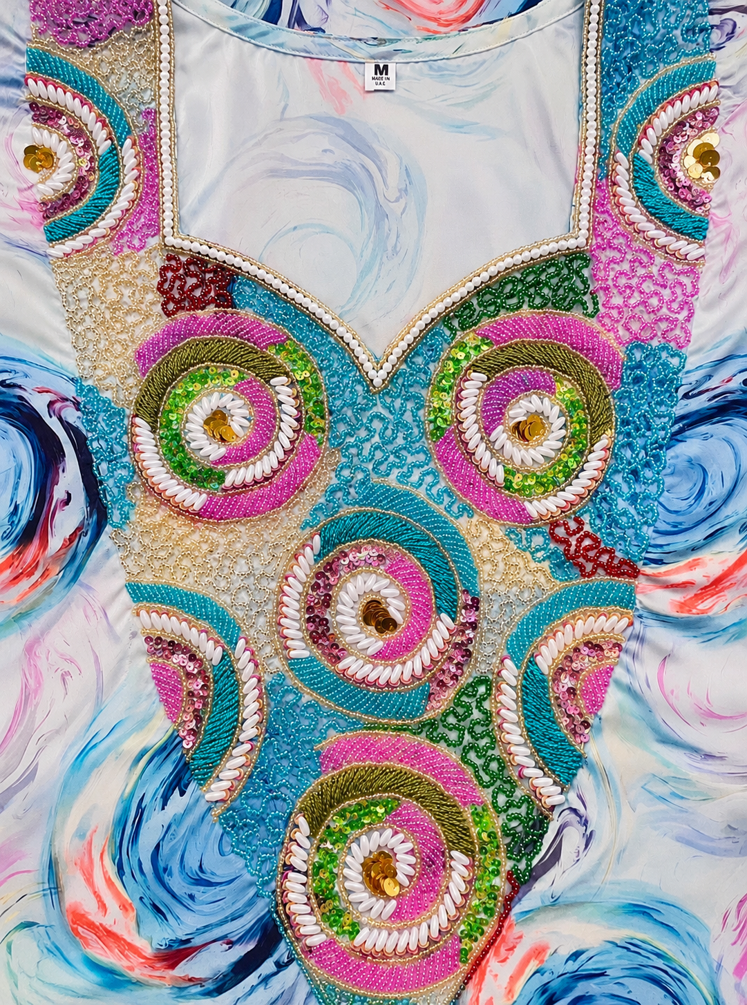 Fayrouz Mukhawar – Hand-Embroidered premium Italian Silk
