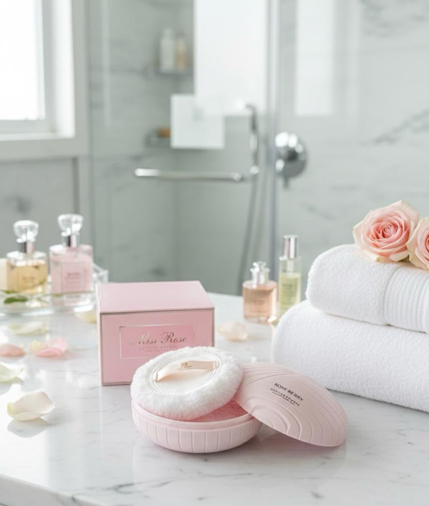 Rose Berry Dusting Powder for the Body